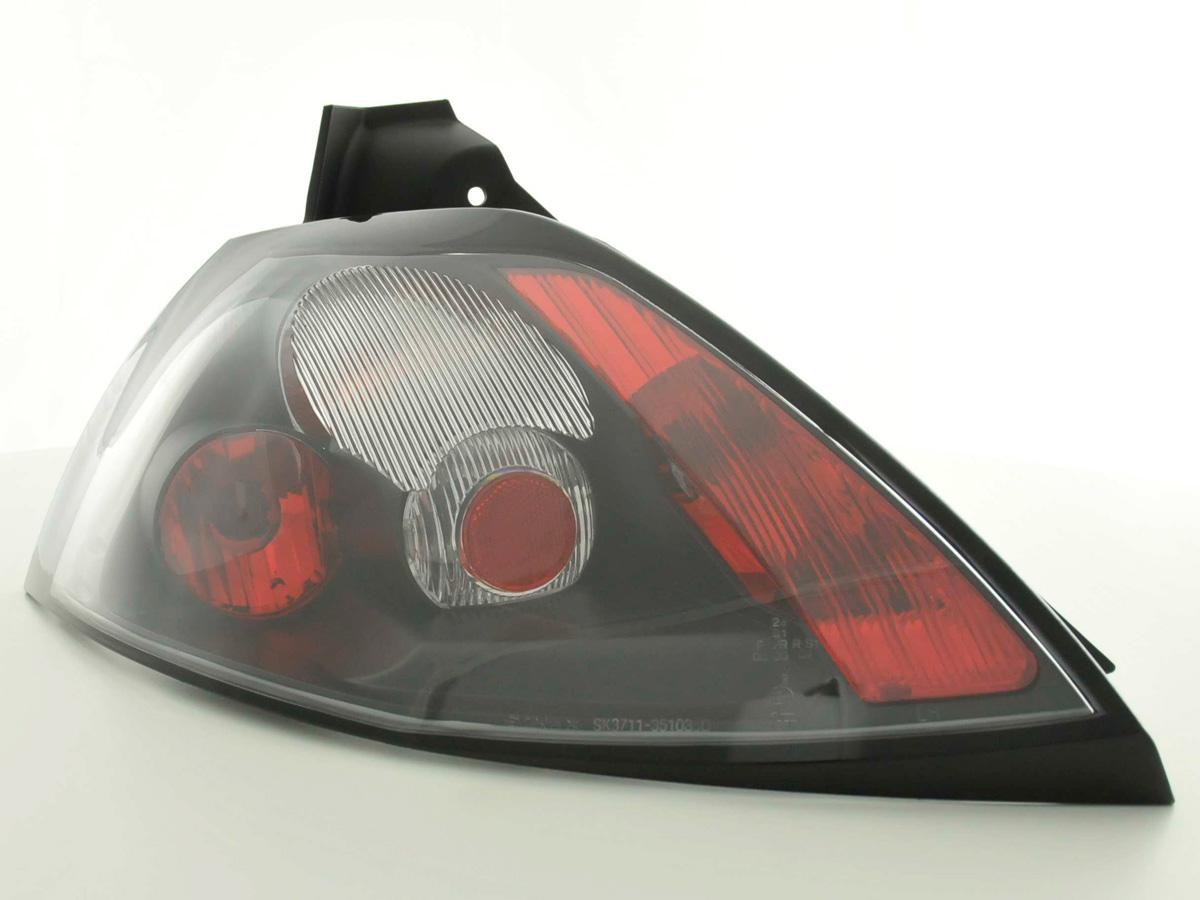 Rückleuchten Set Renault Megane 5-trg. Typ M 03-08 schwarz Rückleuchten Set Renault Megane 5-trg. Typ M 03-08 schwarz